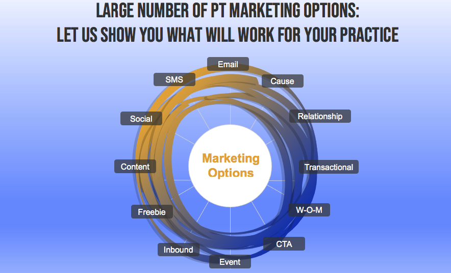 physical therapy marketing options